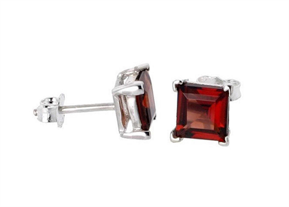 Gemstone Solitaire Earring